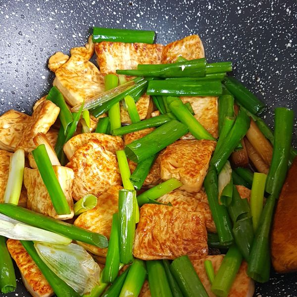 蔥燒豆腐 : bobo一起做