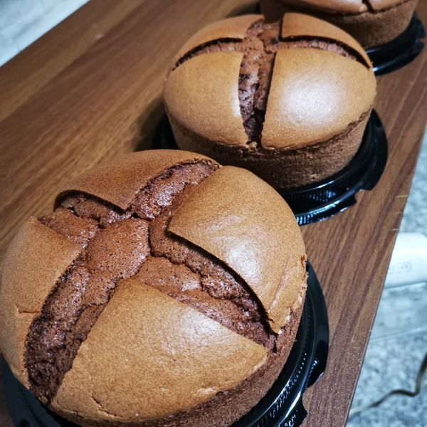 原味、可可、抹茶戚風蛋糕（6吋） : 庭一起做