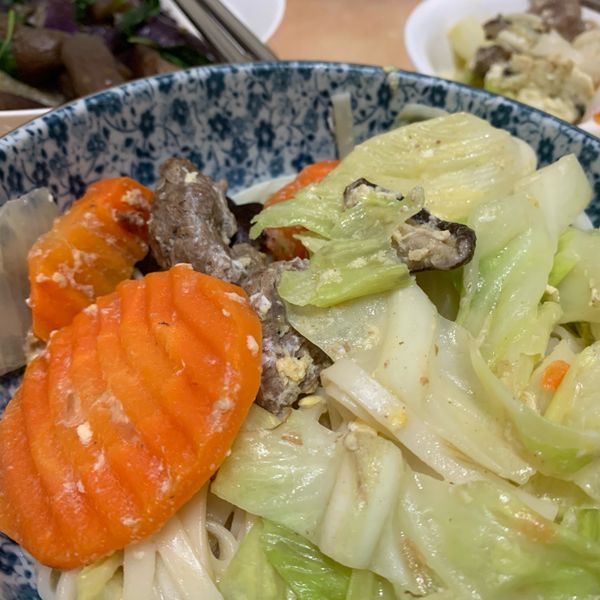 高麗菜麵：胡椒餅 一起做