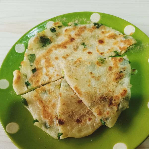 少油版_蔥油餅 : Connie一起做