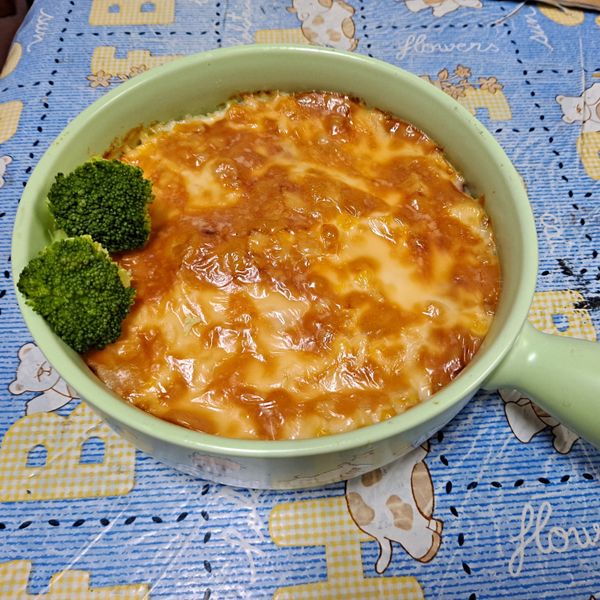 奶油培根焗烤飯 : 郭紹齡一起做