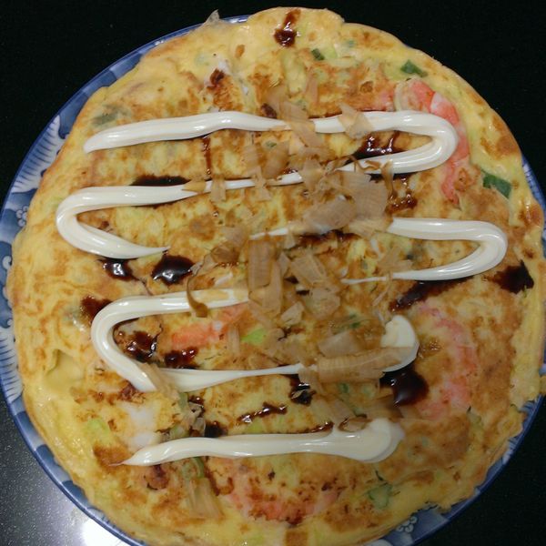 素食大阪燒：林咖啡 一起做