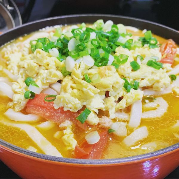 蕃茄肉醬蛋撈烏冬 : 黃燕玲一起做