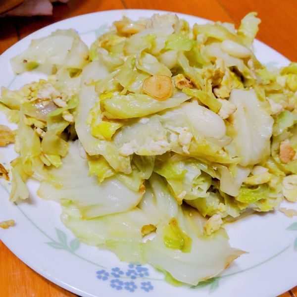 蛋炒高麗菜 : Apple一起做