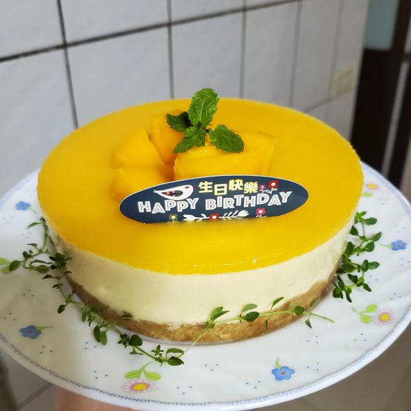 免烤箱《夏日芒果慕斯蛋糕》：江玉蘋 一起做