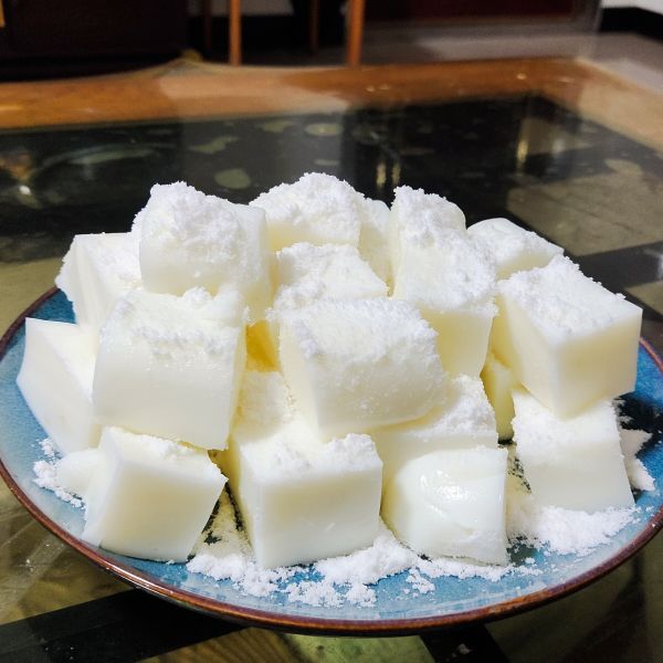 椰香雪花牛奶糕 : 可人一起做