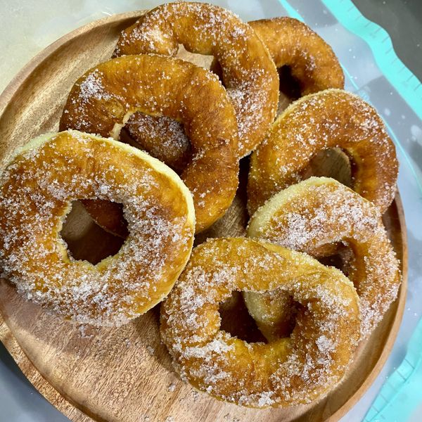 小時候的甜甜圈 : 君君一起做