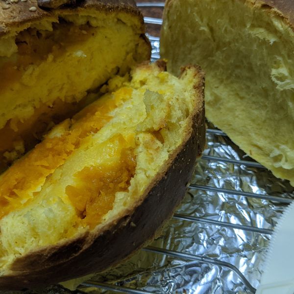 南瓜吐司：每攵木華 一起做