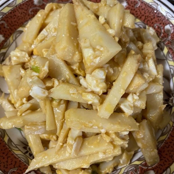 鹹蛋炒竹筍 : 謝郁菁一起做