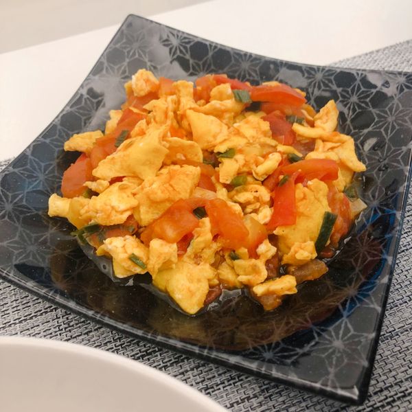 番茄炒蛋(五辛素) : hika一起做