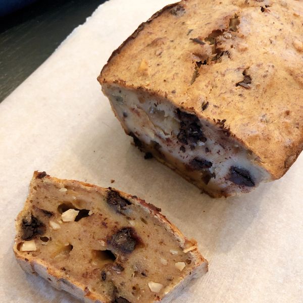 香蕉巧克力蛋糕：Grace Pan 一起做