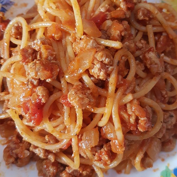 番茄🍅肉醬義大利麵🍝 : YIRU一起做