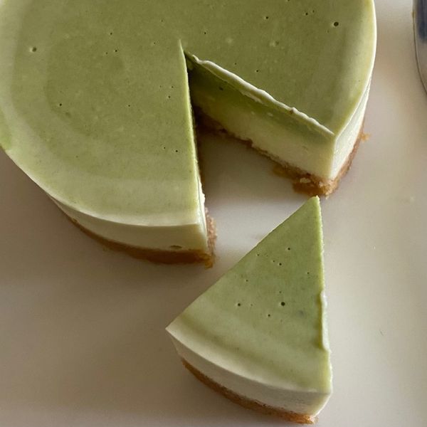 抹茶漸層乳酪蛋糕 （6吋、免烤箱） : Cho一起做