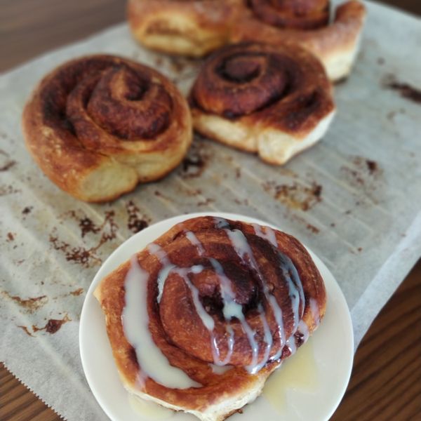 好香的肉桂捲～ : Penny  Kwan一起做