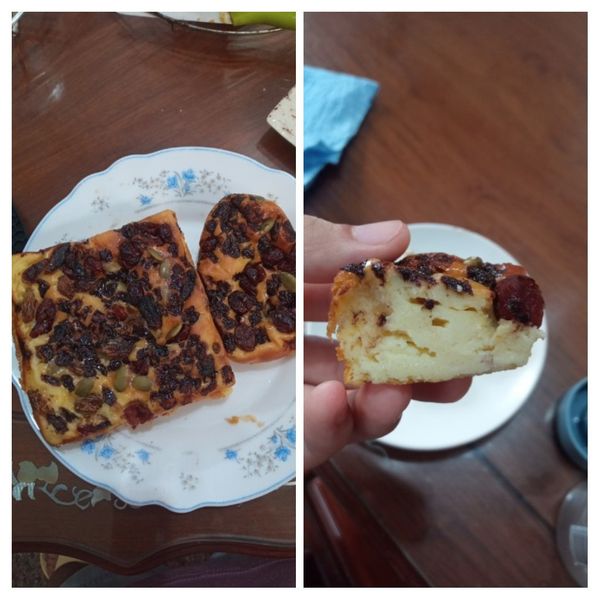 藍莓優格巴斯克蛋糕：Noy 一起做