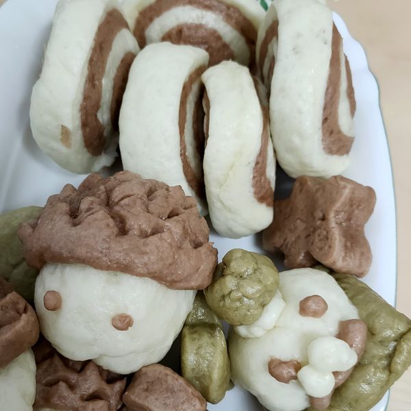 可可鮮奶饅頭 : 紀雅惠一起做