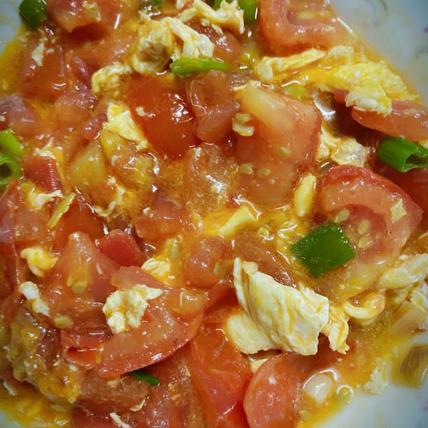 番茄炒蛋(五辛素) : 靚靚一起做