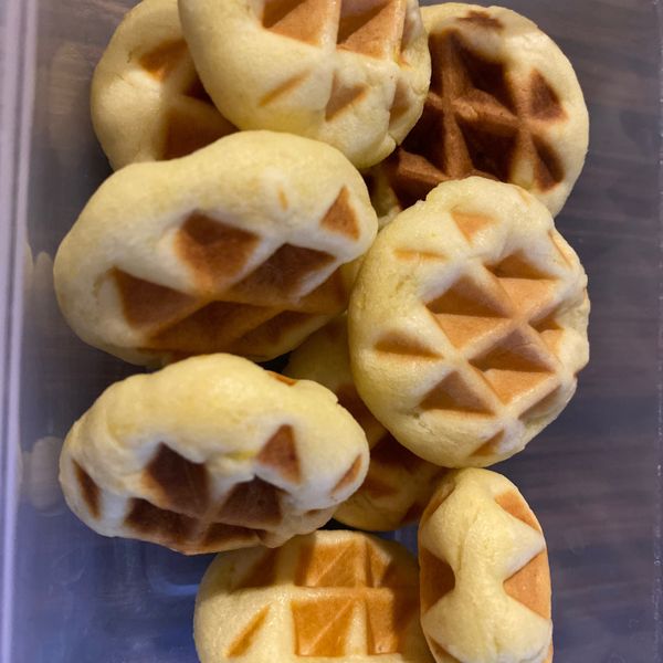 【寶寶食譜】地瓜一口鬆餅（非QQ球） : 橙橙媽一起做