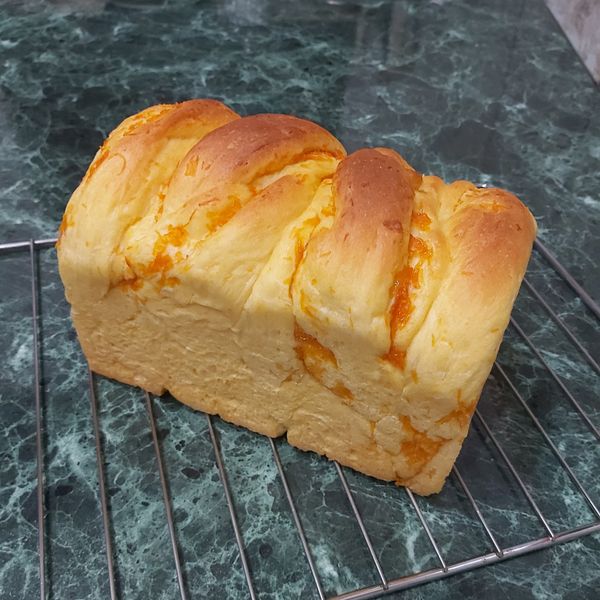 南瓜吐司：小豆子手作烘焙 一起做