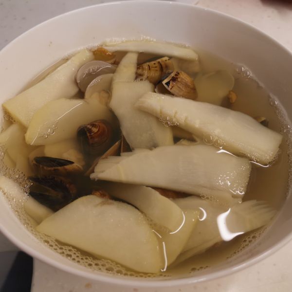 鮮筍蛤蜊湯 : 張仁傑一起做