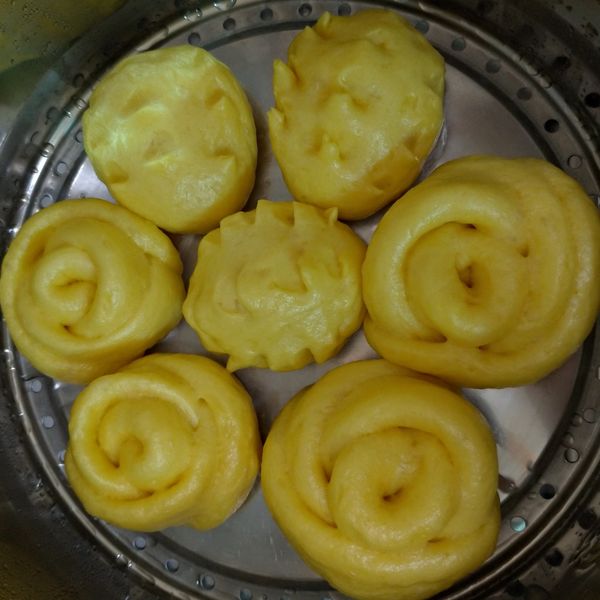 南瓜饅頭 : Lizzy Lu一起做