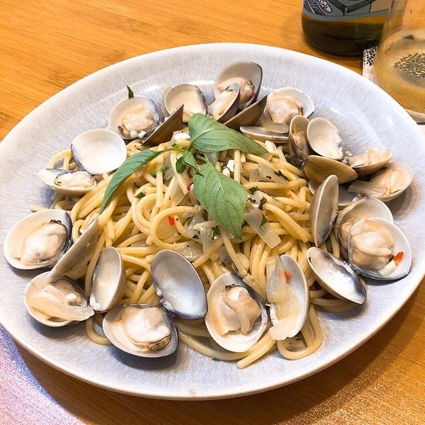 白酒蛤蜊義大利麵 : 尼可一起做