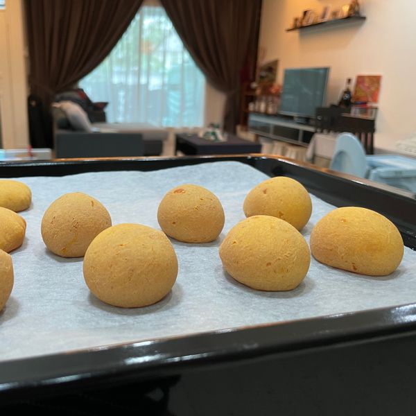 孩子的最愛-酥烤地瓜餅：Jo 一起做