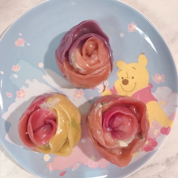 創意玫瑰花煎餃：Yu Yun Chen 一起做