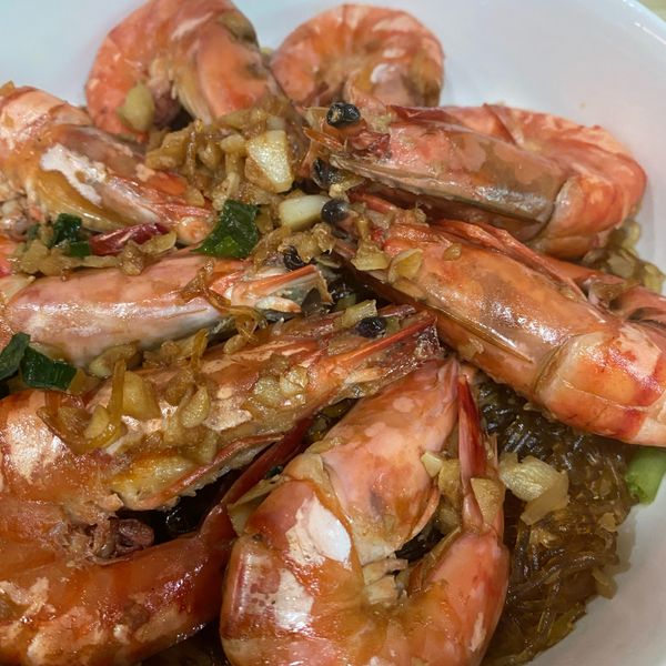 鮮蝦粉絲煲 : Apia Chen一起做