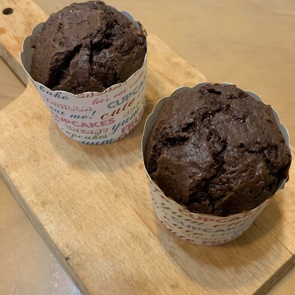 ♡超低糖超少油超好吃の巧克力瑪芬♡ : UP Zheng一起做