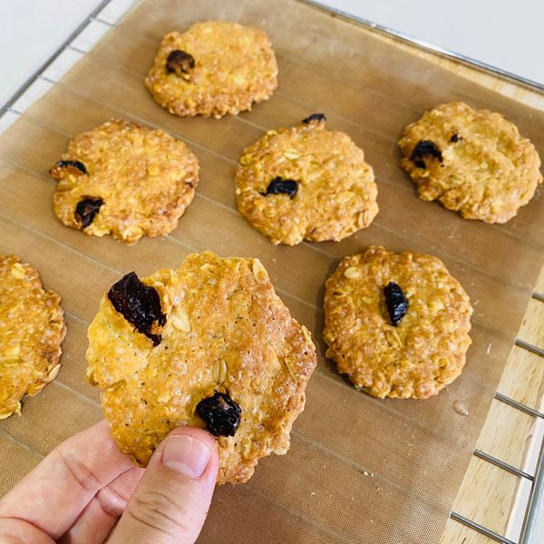 蔓越莓燕麥餅乾 : 小樹🌲一起做