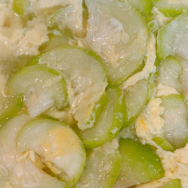 滑蛋絲瓜：李佳蓉 一起做