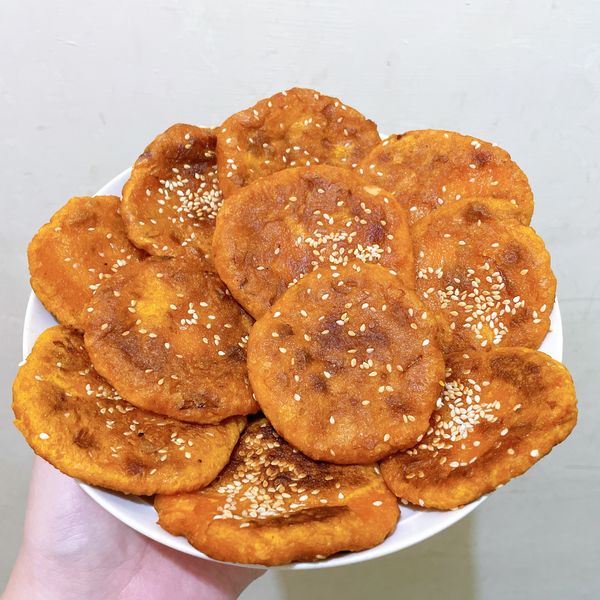 南瓜煎餅 : Li Yang Lin一起做