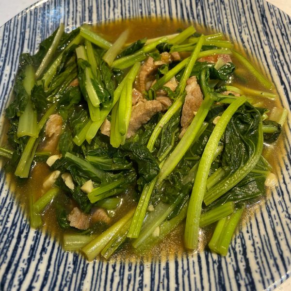 蠔油嫩肉絲炒油菜：Annaanna 一起做