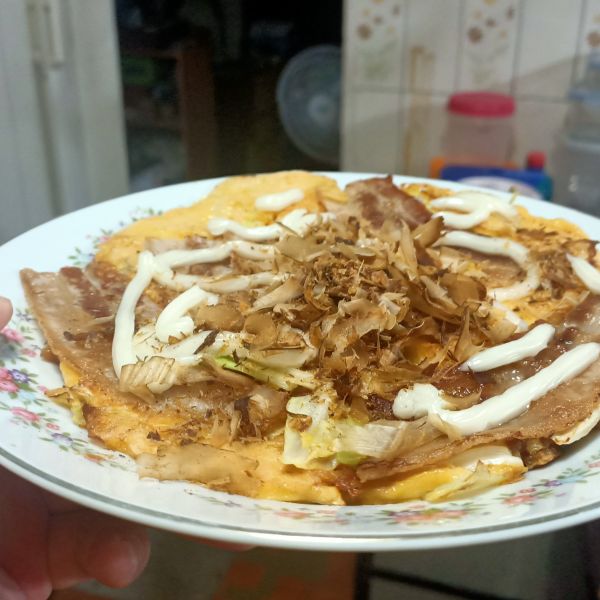 豬肉日式大阪燒🇯🇵：Wel Chen 一起做