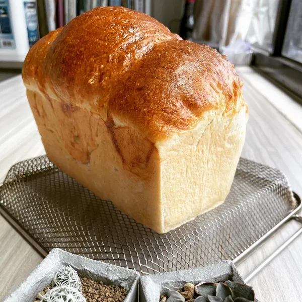 鮮奶吐司（麵包機） : Cherry Lee一起做