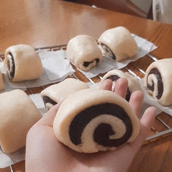 可可鮮奶饅頭 : 晴天娃娃一起做