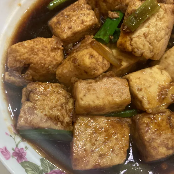 超簡單10分鐘懶人料理：蔥燒板豆腐 : Yu  Lin一起做