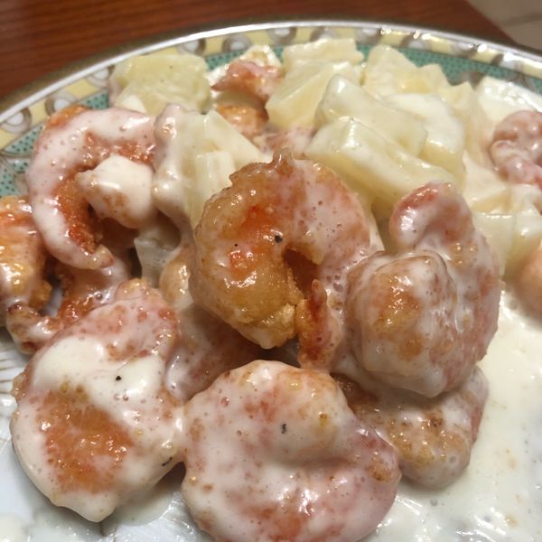 鳳梨蝦球 : WEI J一起做