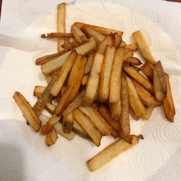 炸薯條 : egg一起做