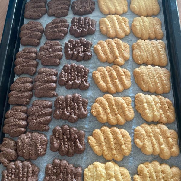 奶油擠花曲奇餅乾 : 拍盜頂一起做