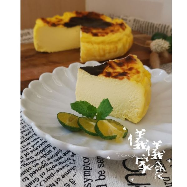 檸檬巴斯克乳酪蛋糕（生酮、無粉、微流心） : 儀家儀食一起做