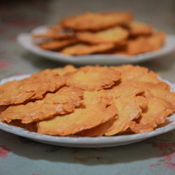 親子同做 杏仁瓦片 : 陳惠玟一起做