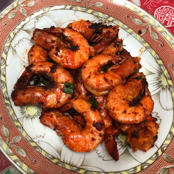 沙茶醬鮮蝦🎶 : 熊雄郡一起做