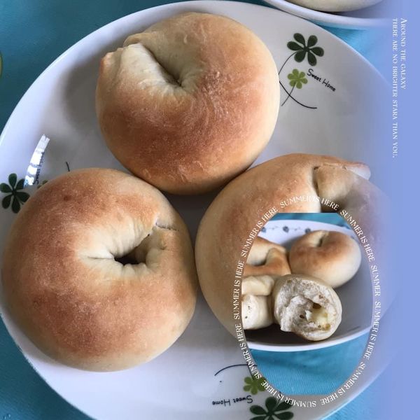 蜂蜜乳酪丁貝果 : 黃小珊一起做