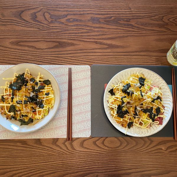 大阪燒【親子料理】:PbCHEN 一起做