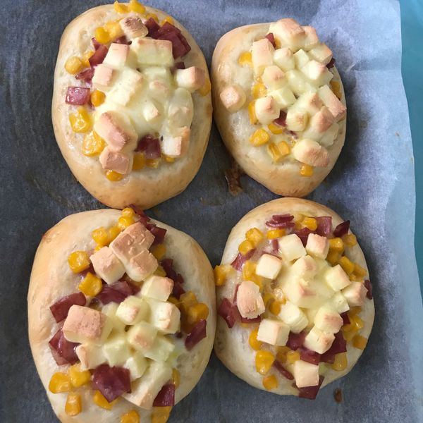 玉米乳酪麵包 : 黃小珊一起做