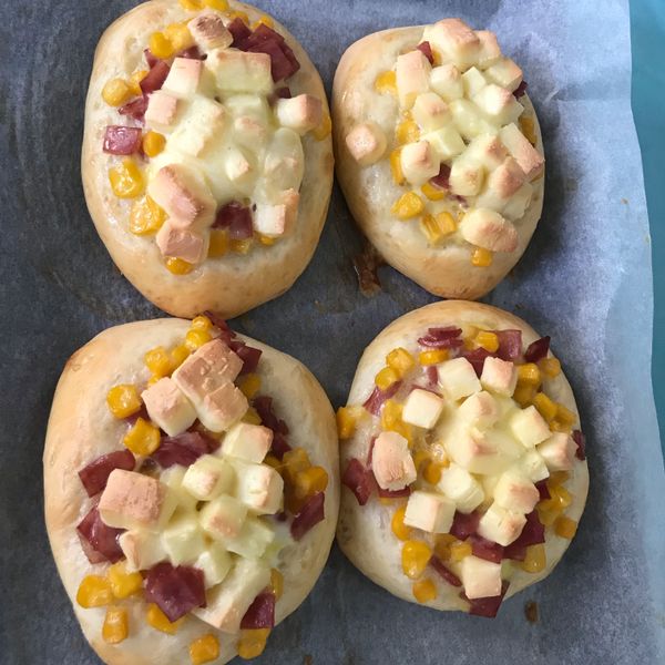 玉米乳酪麵包 : 黃小珊一起做