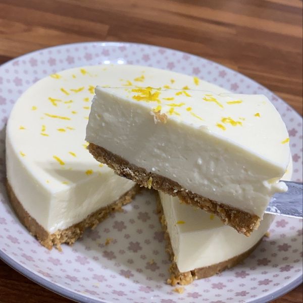 檸檬生乳酪蛋糕 : 馨媽一起做
