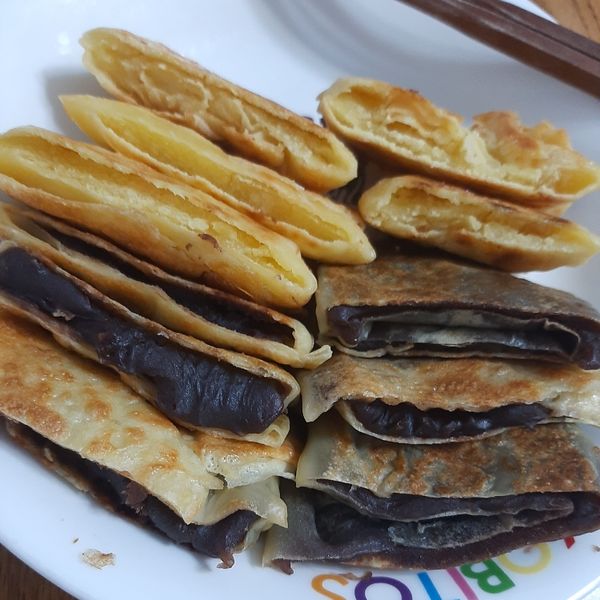 豆沙鍋餅 【4種材料】 : 晴天娃娃一起做